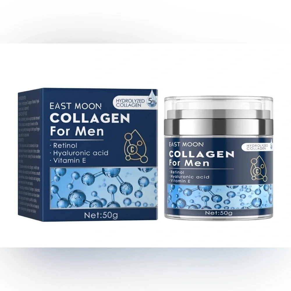 Collagen for Men Hydrolyzed Collagen Retinal Hyaluronic Acid Vitamin E  50g